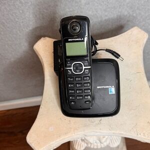 Motorola‎ L603M Cordless Phone Base Handset Charger Tested Black